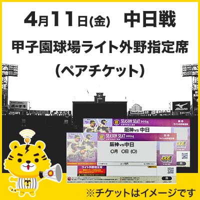 通路側‼️良席‼️2連番‼️6/9(日)阪神vs西武